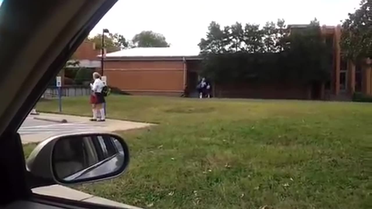 How to Embarrass your Daughter at School drop off