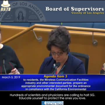 Communityleader speaks out against the dangers to health of installin 5G cell towers around children