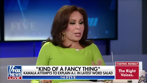 Judge Jeanine: Kamala talk to us like we're five year old