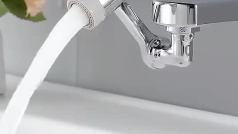 Universal Rotation Faucet Extender Sprayer Head Kitchen Robot