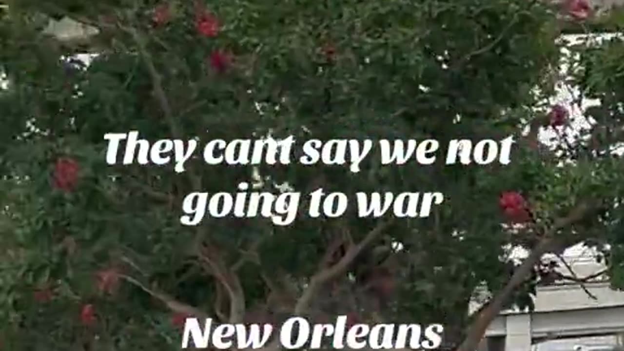 Tanks going across Huey P Long Bridge in Harahan La