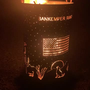 Patriotic Desert Barrel