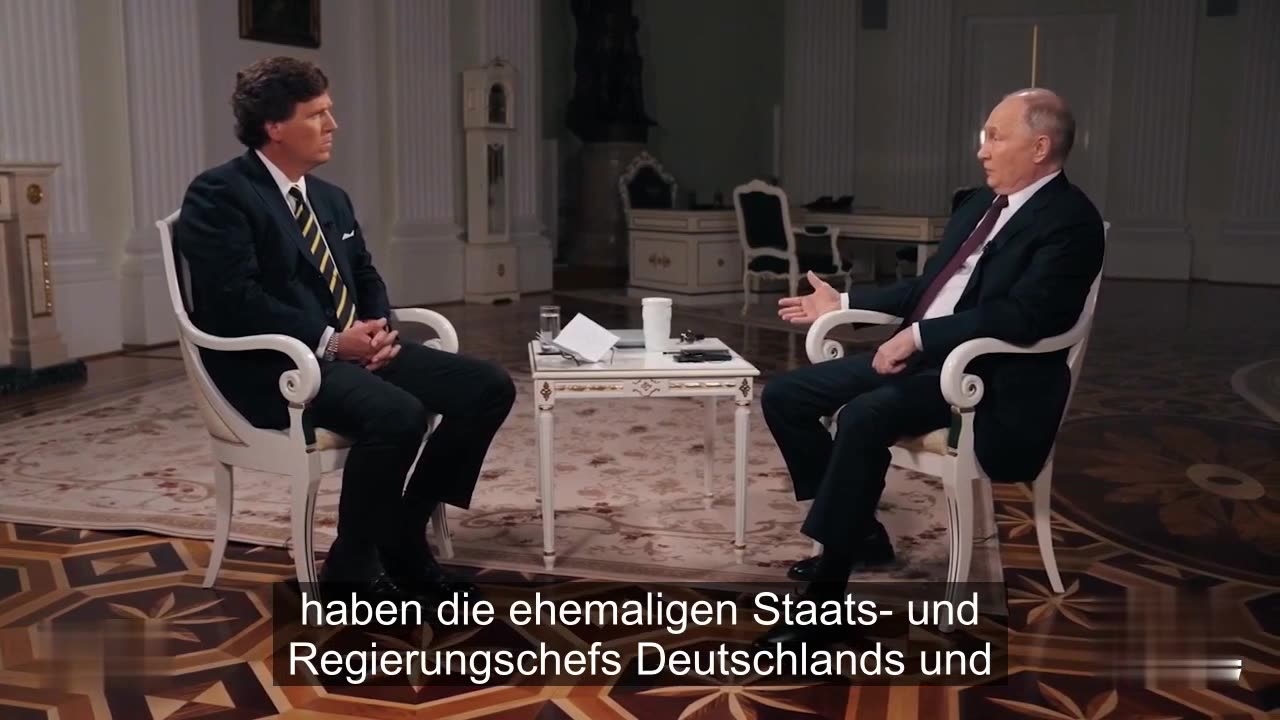 Tucker Carlson - Interview mit Putin (Deutsche Untertitel)