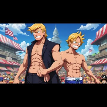 [Donald Trump sings/AI Cover] One Piece Opening 13 The ROOTLESS - One day