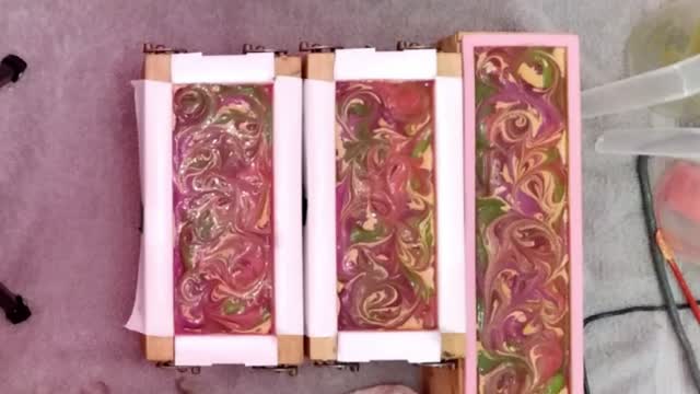 Making of Faeries Cold Process Soap - chopped up edit