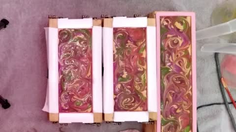 Making of Faeries Cold Process Soap - chopped up edit