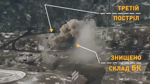 Incredible Footage of Ukrainian Artillery Destroying Russian Firing Positions