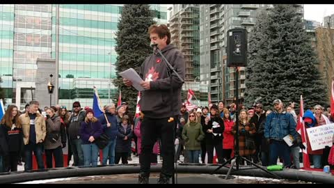 Calgary Freedom Convoy Rally Al Riabko - 5FEB22