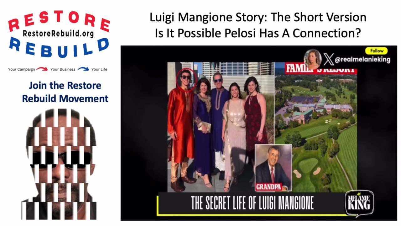 Too Many Coincidences Between United Health CEO, Mangione and Nancy Pelosi