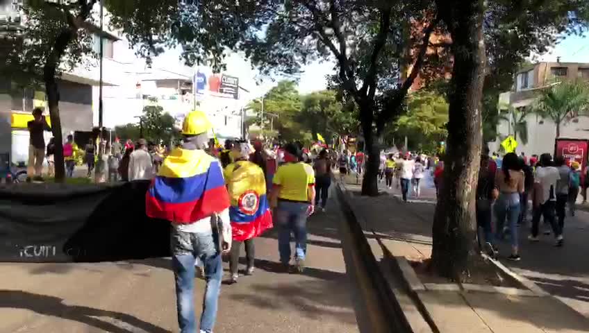 protesta en bucaramanga | carrera 33