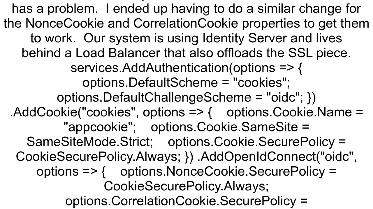 The cookie 39AspNetCoreIdentityApplication39 has set 39SameSiteNone39 and must also set 39Secure39