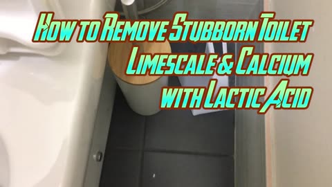 How to Remove Stubborn Toilet Limescale & Calcium with Citric Acid