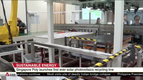 Singapore Poly launches country's first-ever solar photovoltaics recycling line