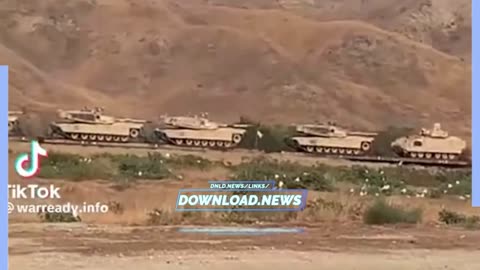 Abrams Tanks In Transport