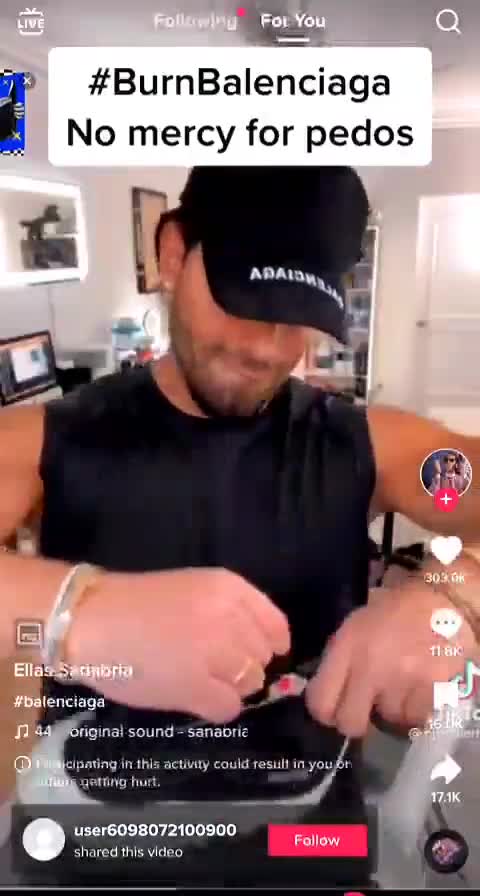 People Destroying Their Balenciaga Clothing