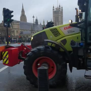 Farmers Protest in London UK