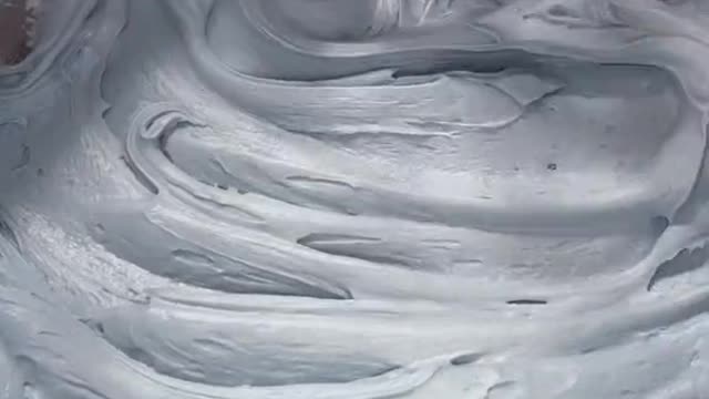 Color my cream!! Use 5 different mill colors to get this French blue!