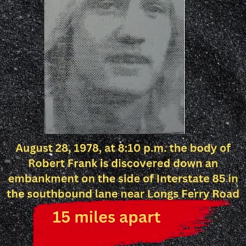 A Journey cut short, The Tammy White & Robert Frank Murders