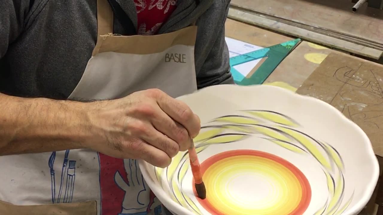 Vietri Ceramic Making a bowl. 2018