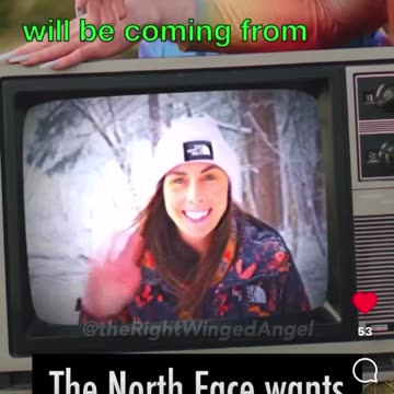 North face jumps way out the closet