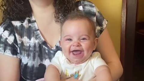 Cutest baby laugh ever