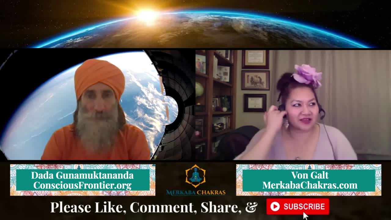 Meditation & Inner Peace Affects Physical Reality w/Dada Gunamuktananda: Merkaba Chakras Podcast #31