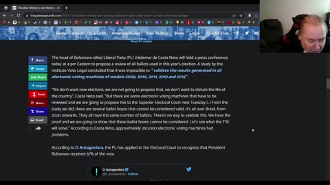 Update on election fraud in Brazil