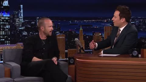 Aaron Paul Asked Bryan Cranston to Be Godfather to His New Baby | The Tonight Show