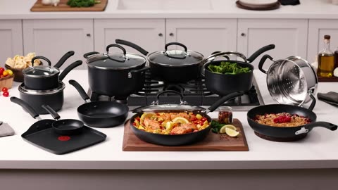 T-fal Ultimate Hard Anodized Nonstick 17-Piece Cookware Set