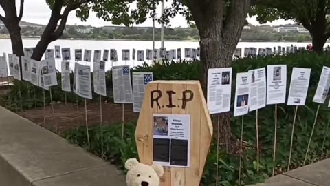 Memorial to victims of vaccination in Australia!