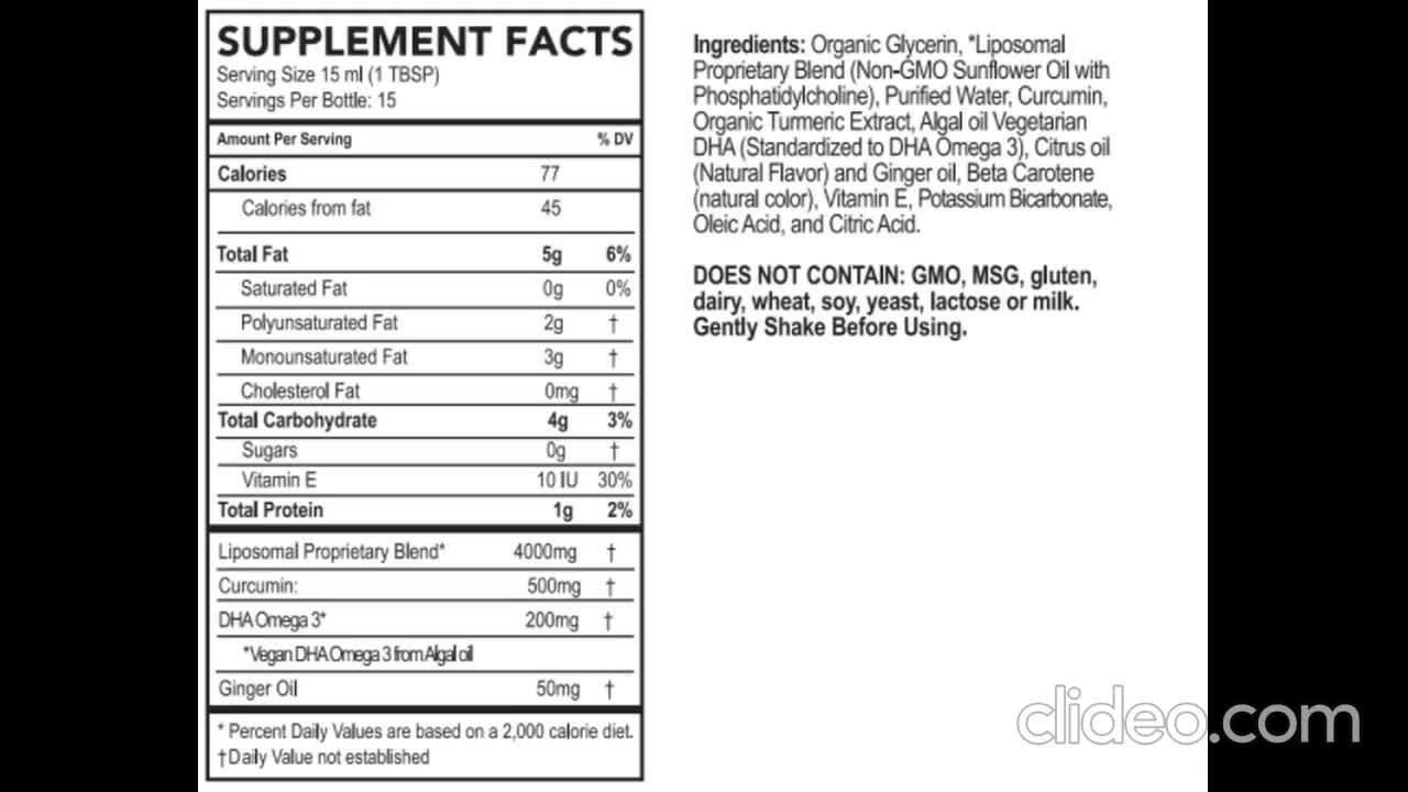 Liposomal Curcumin Gold