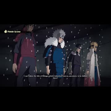NINJA STORM 4 HIRUZEN SARUTOBI FIVE STYLE MASSIVE COMBO JUTSU