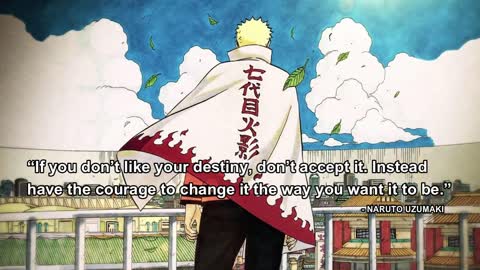 NARUTO sayings that will motivate you