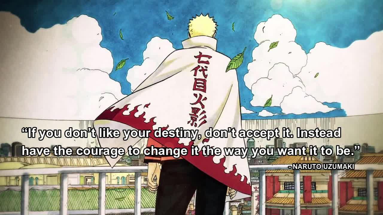 NARUTO sayings that will motivate you