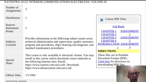 Summary of NAVEDTRA 14122 - Interior Communications Electrician, Volume 03