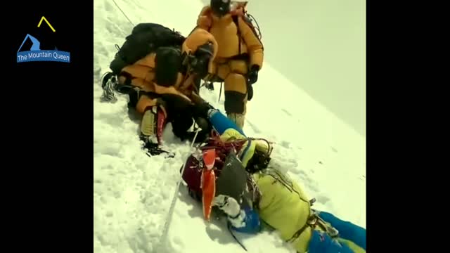 Climber Collapse On Death Zone