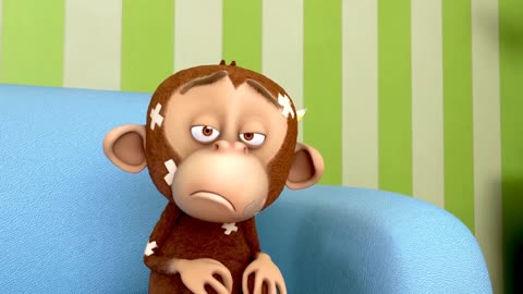 🐵 Five Little Monkeys 🍌 - S1EP15 THE BEST Songs for Children _ LooLoo Kids Songs for Kids