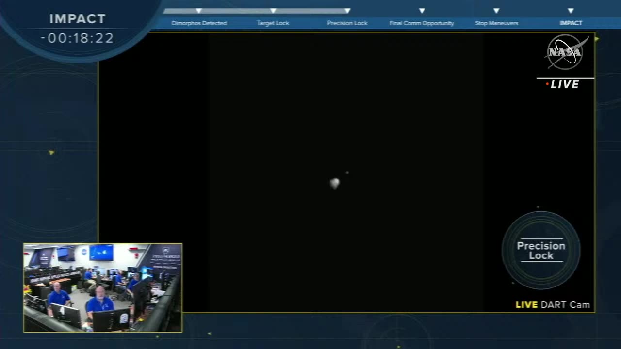 DART's Impact with Asteroid Dimorphos (Official NASA Broadcast)