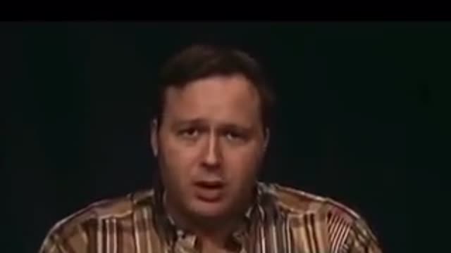 This video of Alex Jones from 2002 is stuff actually happening right now.