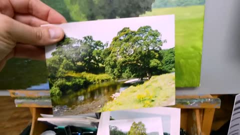 How to paint tree details