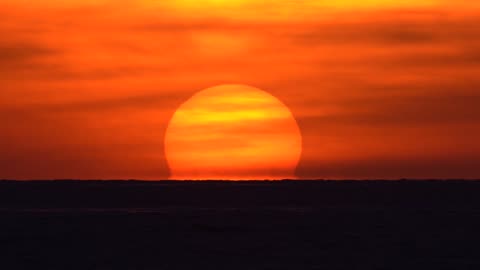 A Time-Lapse Video of Beautiful Sunset