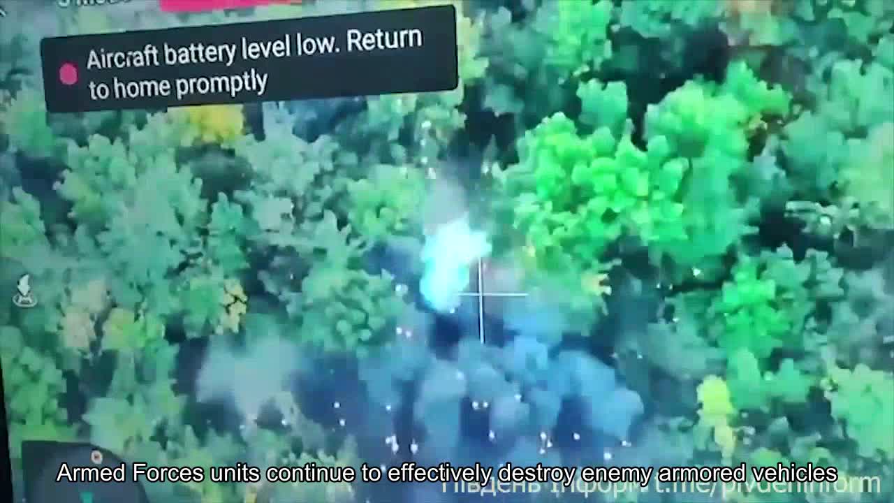 Units of the Armed Forces continue to effectively destroy the enemy's armored vehicles in the Khers