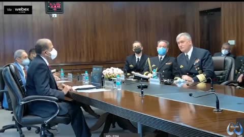 Recent Talks Between Head of German Navy and His Indian Counterpart