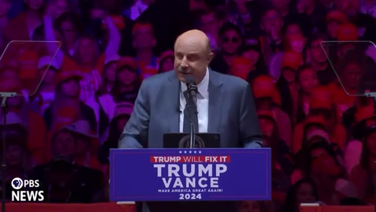 Full Speech: Dr. Phil Endorses Trump at Madison Square Garden Trump Rally