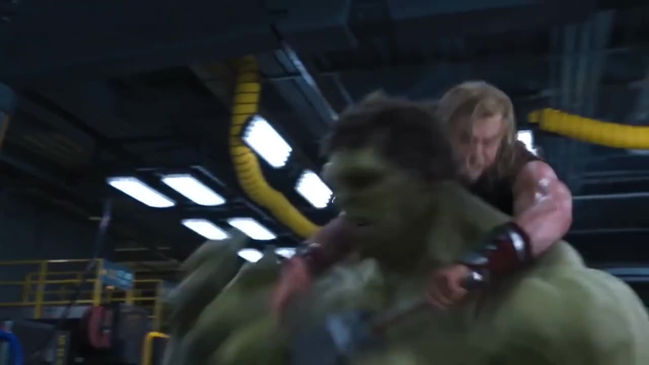 THE AVENGERS Clip - "Hulk Vs Thor Fight Scene"