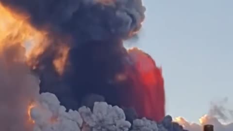 Europe's most active volcano, Mount Etna, erupts....