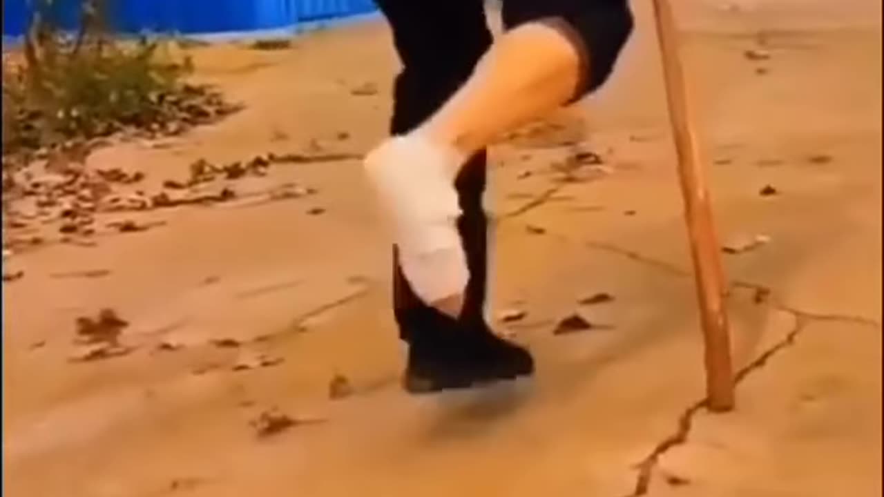 Chicken copy man funny video
