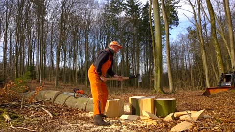 Orange Lumberjack