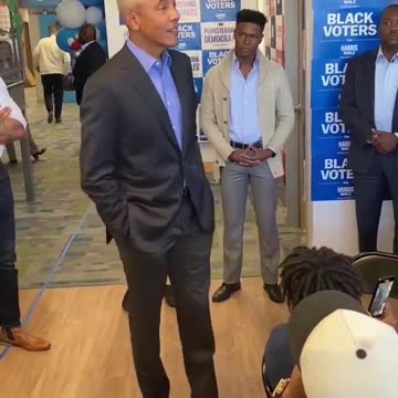 Obama Is Very Concerned That Black Voters Will Not Show Up For Harris