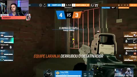 Brazilian player destroying in the championship
